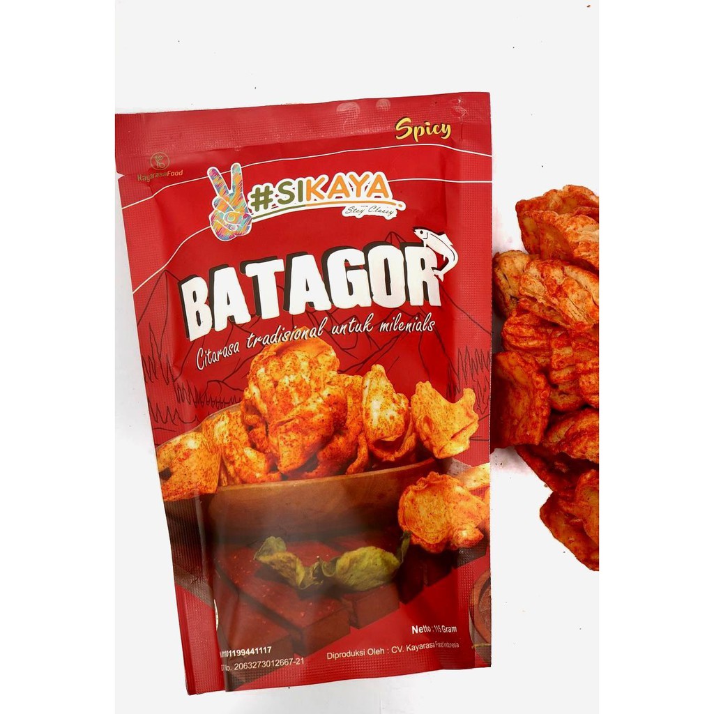 Jual Batagor Kering Pedas Keripik Batagor 100gram Shopee Indonesia