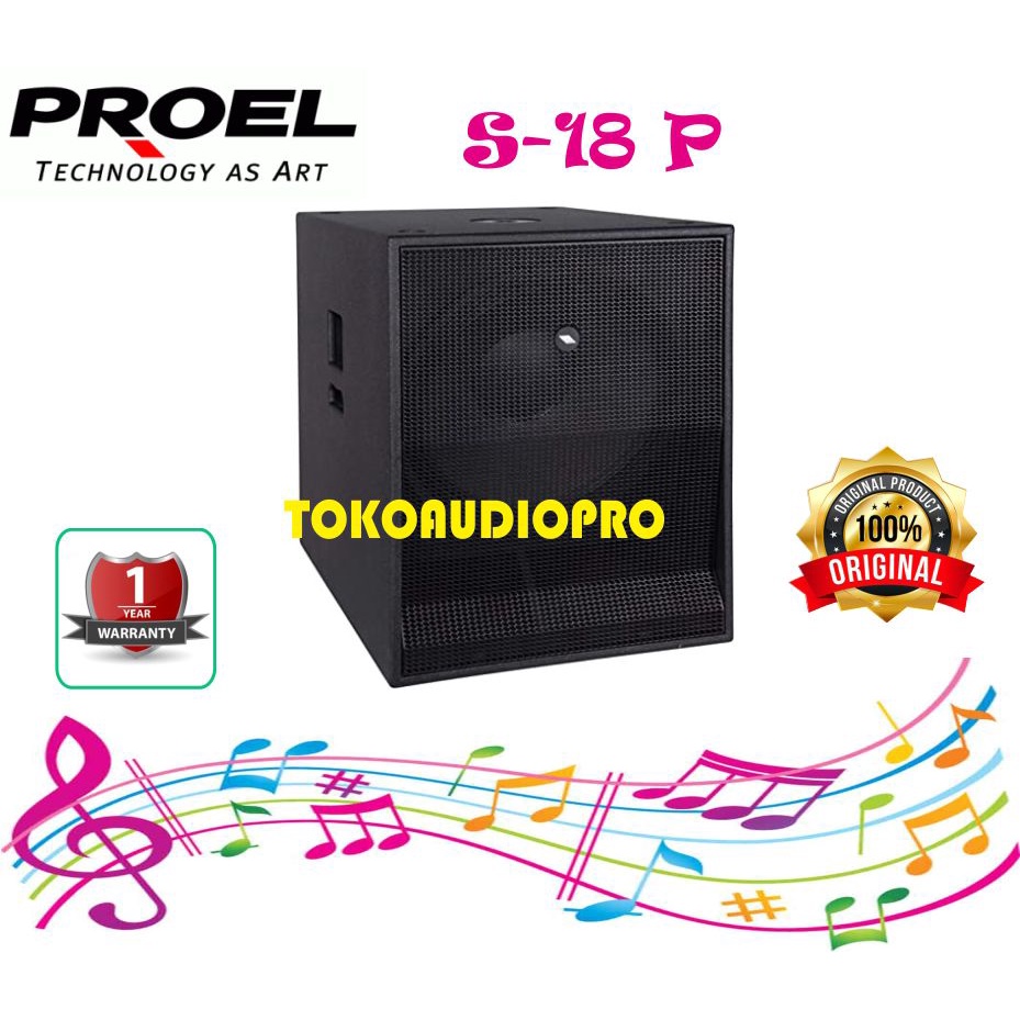 Jual Subwoofer Proel S P Inch Passive Subwoofer Pasif Original