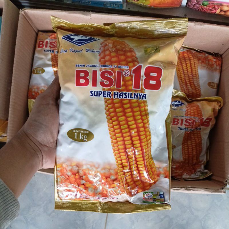 Jual Bisi 18 Benih Jagung Hibrida Kemasan 1kg Shopee Indonesia 5369