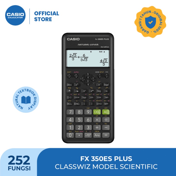 Harga casio fx 350 es plus hotsell