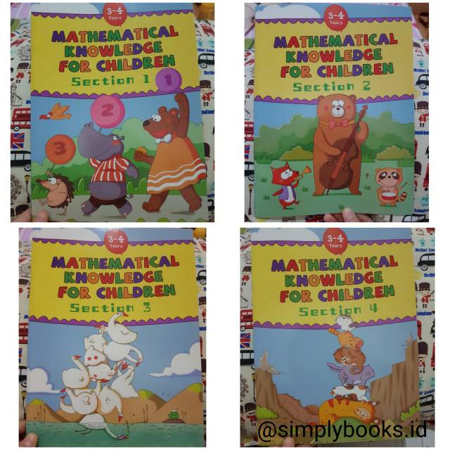 Jual BUKU ANAK - MATHEMATICAL KNOWLEDGE FOR CHILDREN - 1 SET 4 BUKU ...