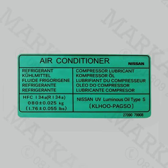 Jual Stiker / Sticker Nissan air conditioner | Shopee Indonesia