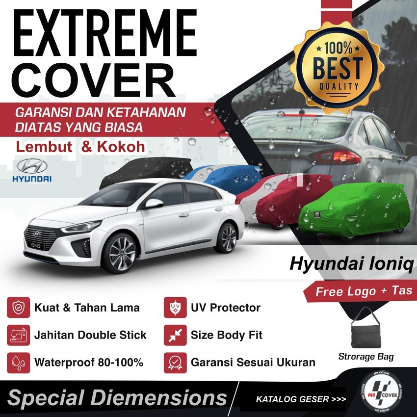 Jual Body Cover Cover Mobil Sarung Mobil Hyundai Ioniq | Shopee Indonesia