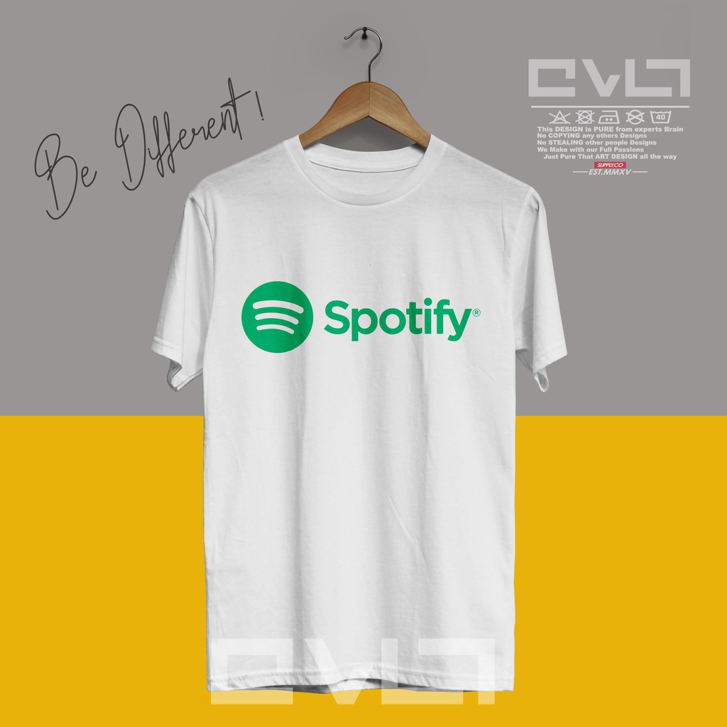 Jual Kaos / Baju Musik Spotify Keren Kaos Aplikasi Musik Murah ...