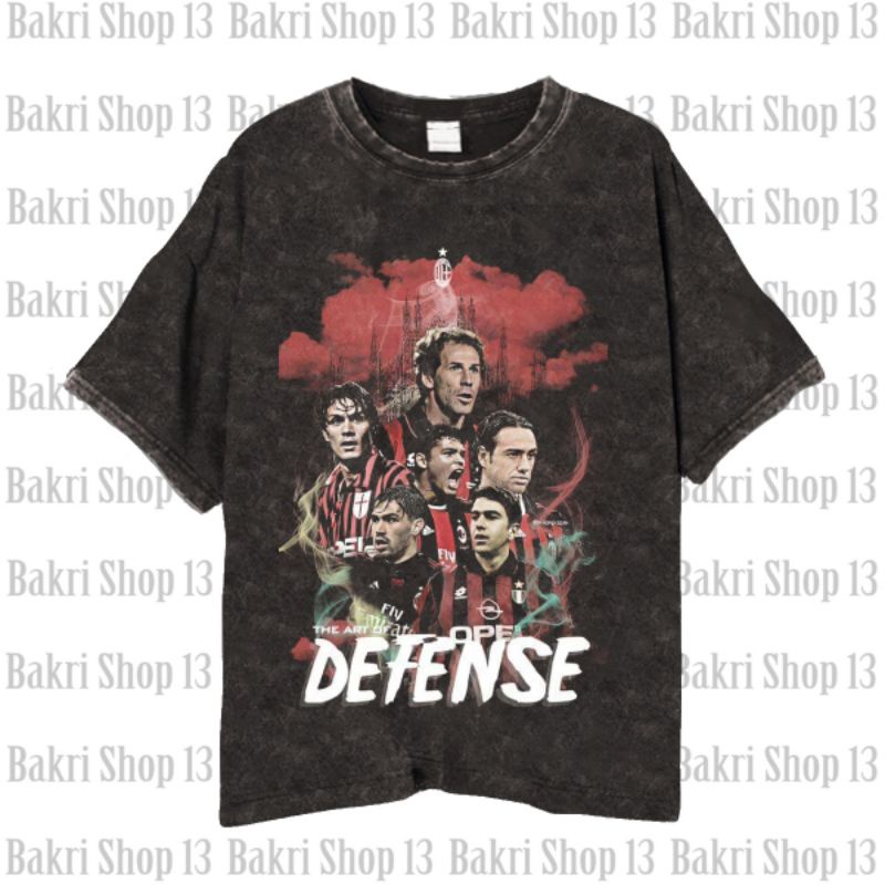 Jual AC Milan Legendary Defenders T-shirt/Kaos Bola AC Milan Defenders ...