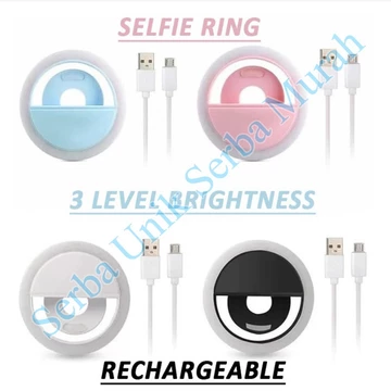 Ring Light Selfie LED Lampu Selfie Ring Lamp 3 Mode