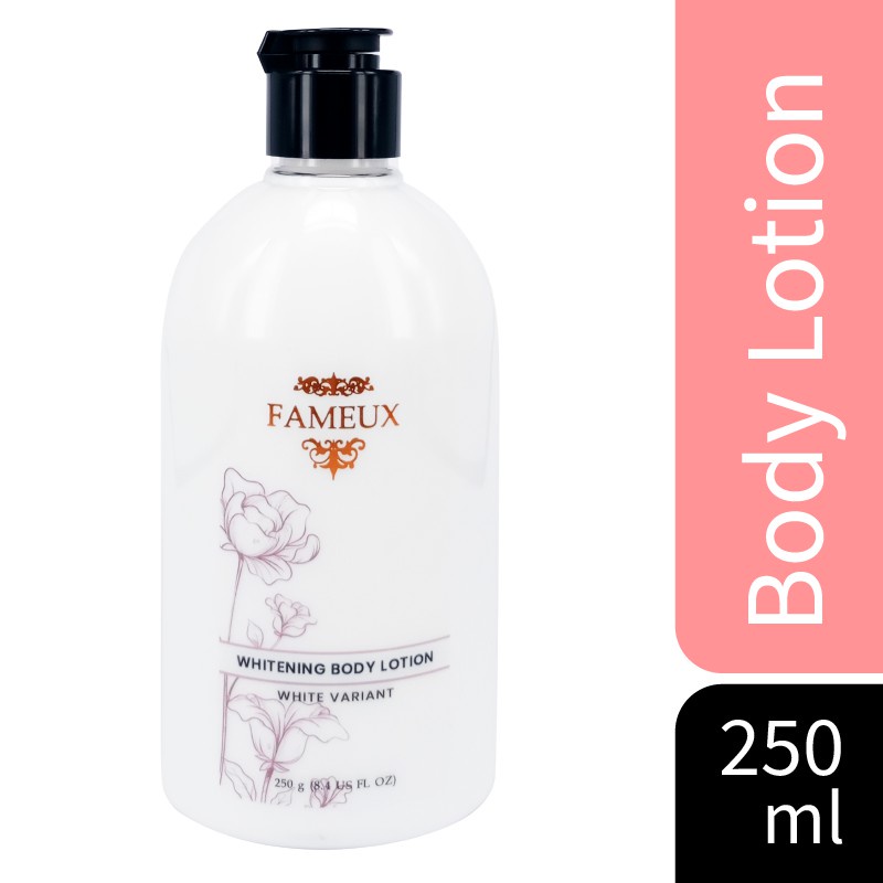 Jual Fameux Whitening Body Lotion Body Cream Lotion Goat Milk Pomegranate Pink White 250gr 9969