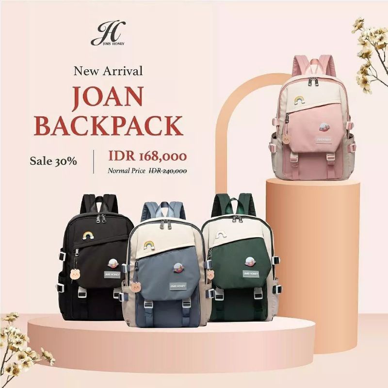 Jual New!!! Tas Bonia Ransel Wanita Import Backpack Branded Tas Punggung -  Kota Bandung - Power Distro