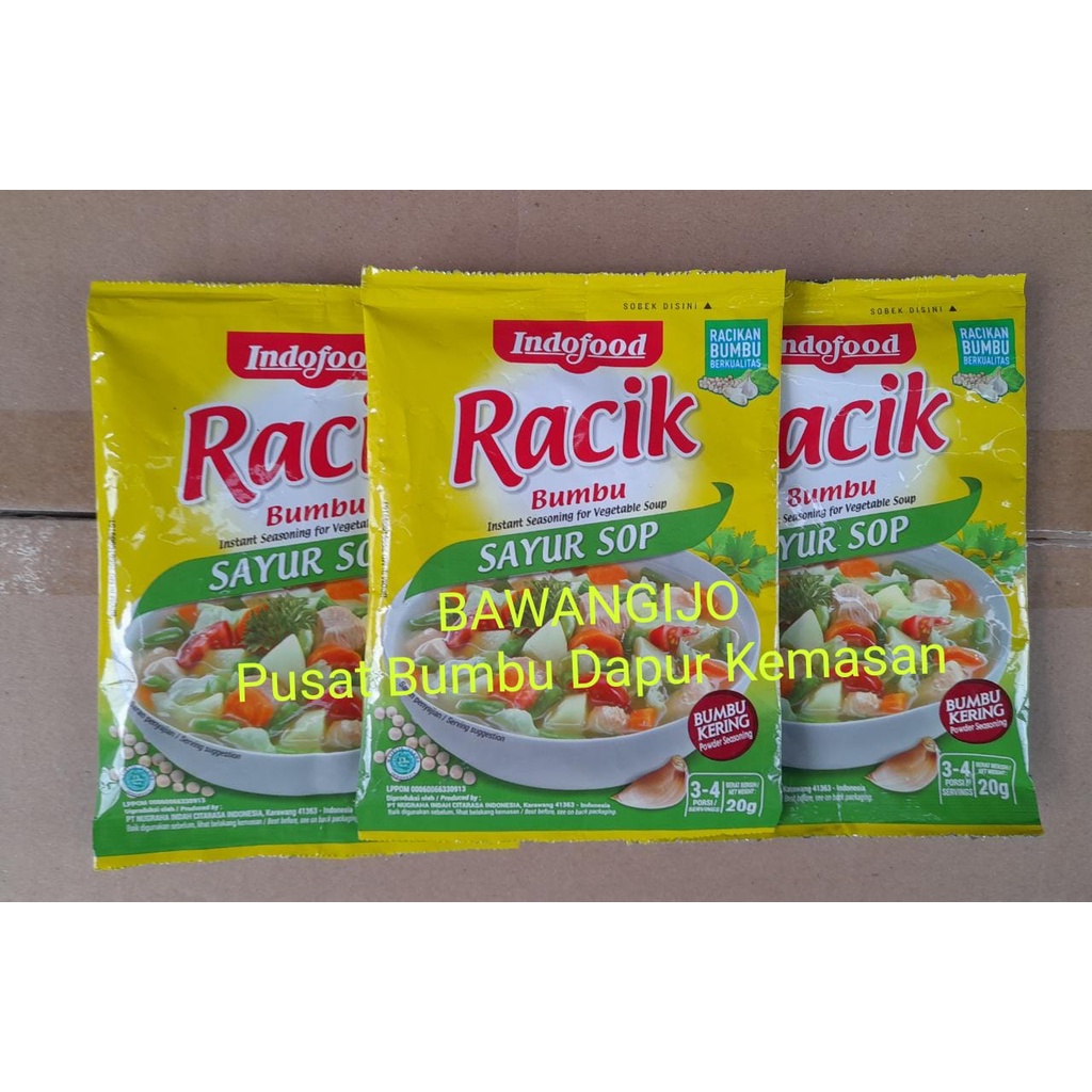 Jual INDOFOOD Racik Sop Renteng Racik Bumbu Masak Instant | Shopee ...