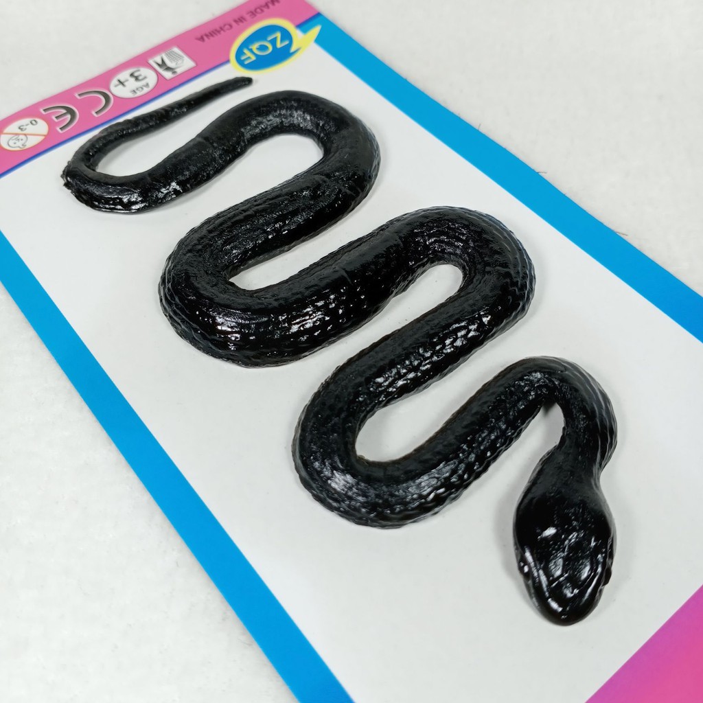 Jual Mainan Ular Sticky Jelly Mainan Ular Hitam Sticky Toy