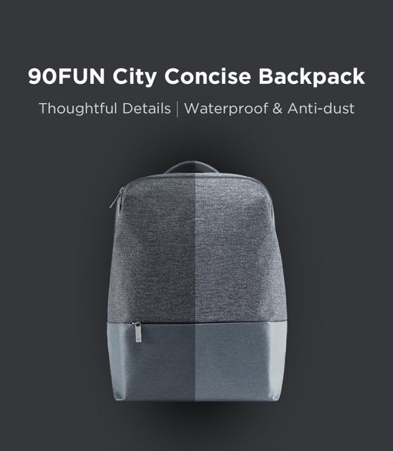 Xiaomi 90fun city concise backpack sales