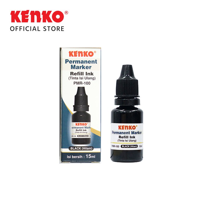 KENKO PERMANENT INK REFILL / Isi Spidol Tinta Permanen PMR-100 (2)