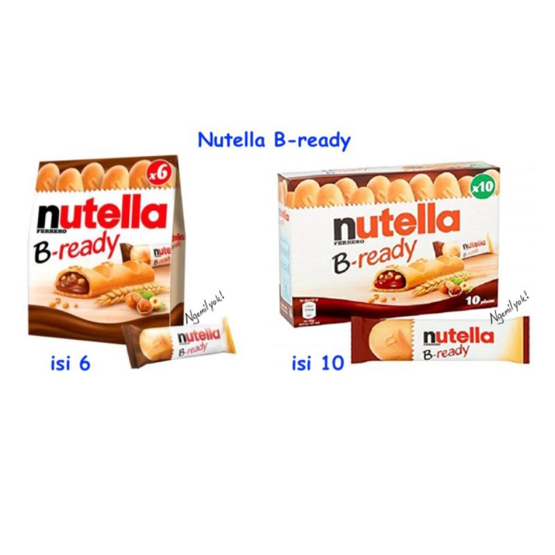 Jual Nutella B-ready / Nutella B-Ready / Ferrero Nutella / Nutella ...