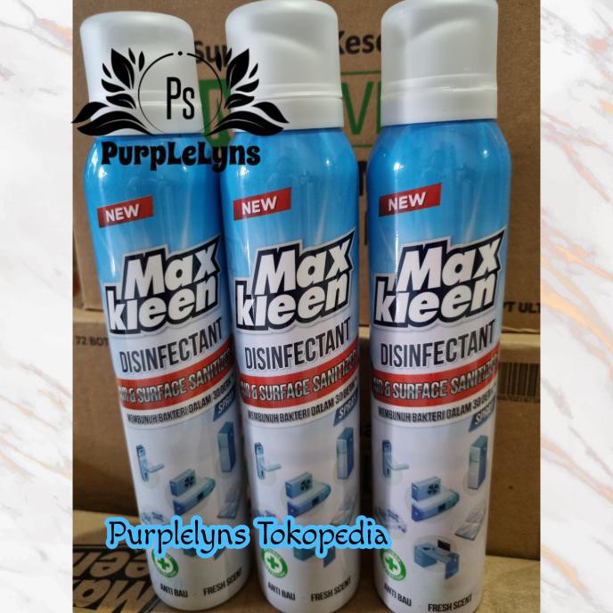 Jual Produk Terbaik] Max Kleen Disinfectant Spray Ruangan Dan Benda