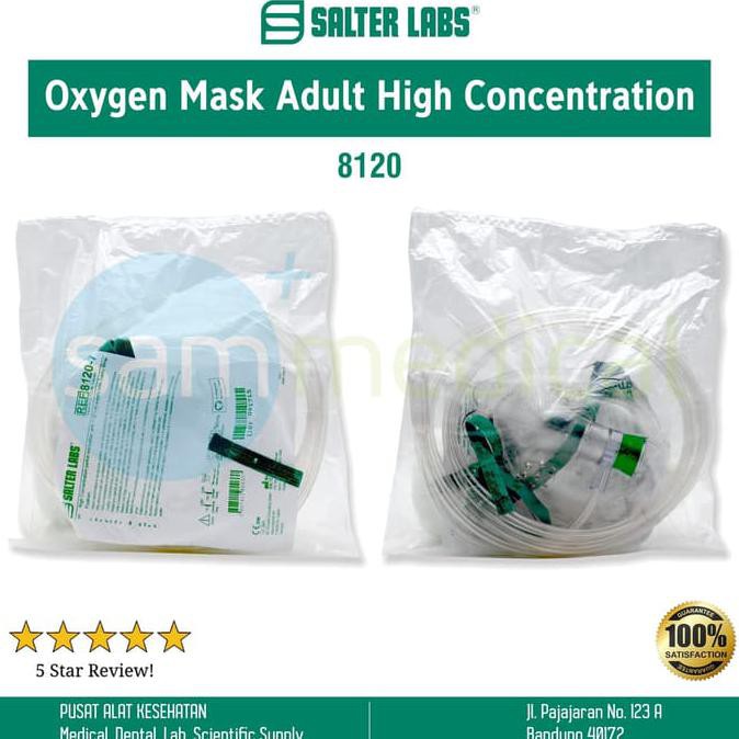 Jual SALTER LABS OXYGEN MASK ADULT HIGH CONCENTRATION 8120 PROMO ...