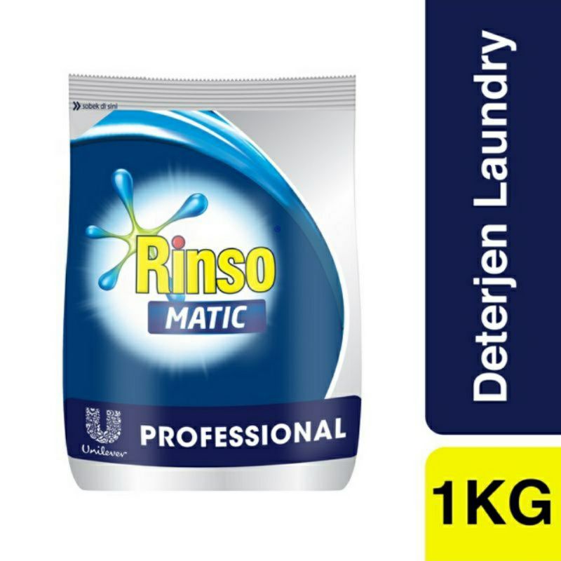 Jual RINSO Matic 1 kg (bisa untuk top load atau front load) | Shopee ...