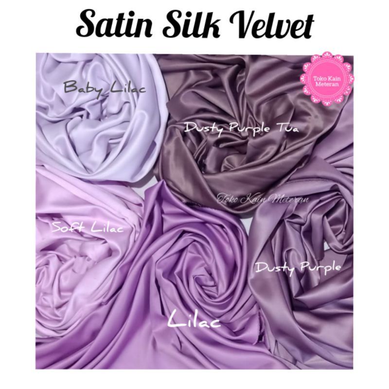 Jual KAIN SATIN VELVET SILKY BY ROBERTO CAVALI KAIN BRIDESMAID