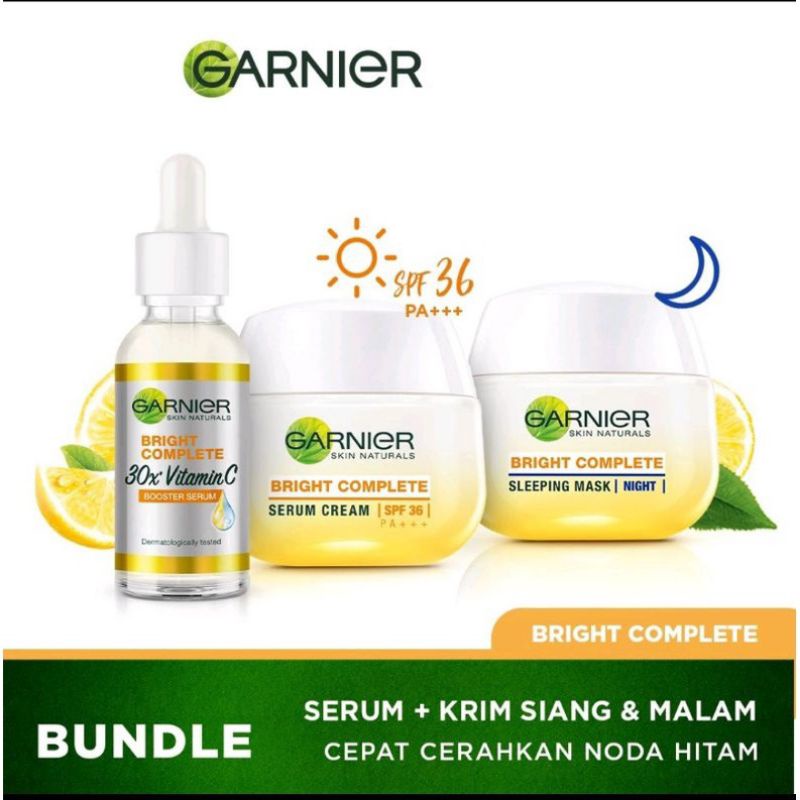 Jual Garnier Light Complete Kit Day Cream, Night Cream, dan Serum