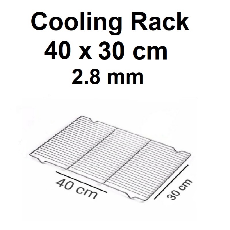 Jual Cooling Rack 40 x 30 cm - 2.8 mm | Shopee Indonesia