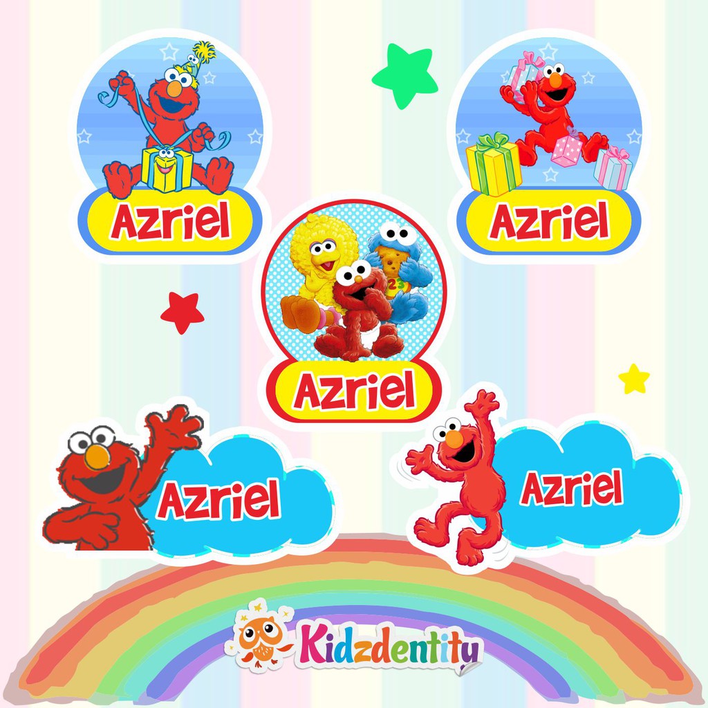 Jual LABEL NAMA CUTE ELMO | Shopee Indonesia