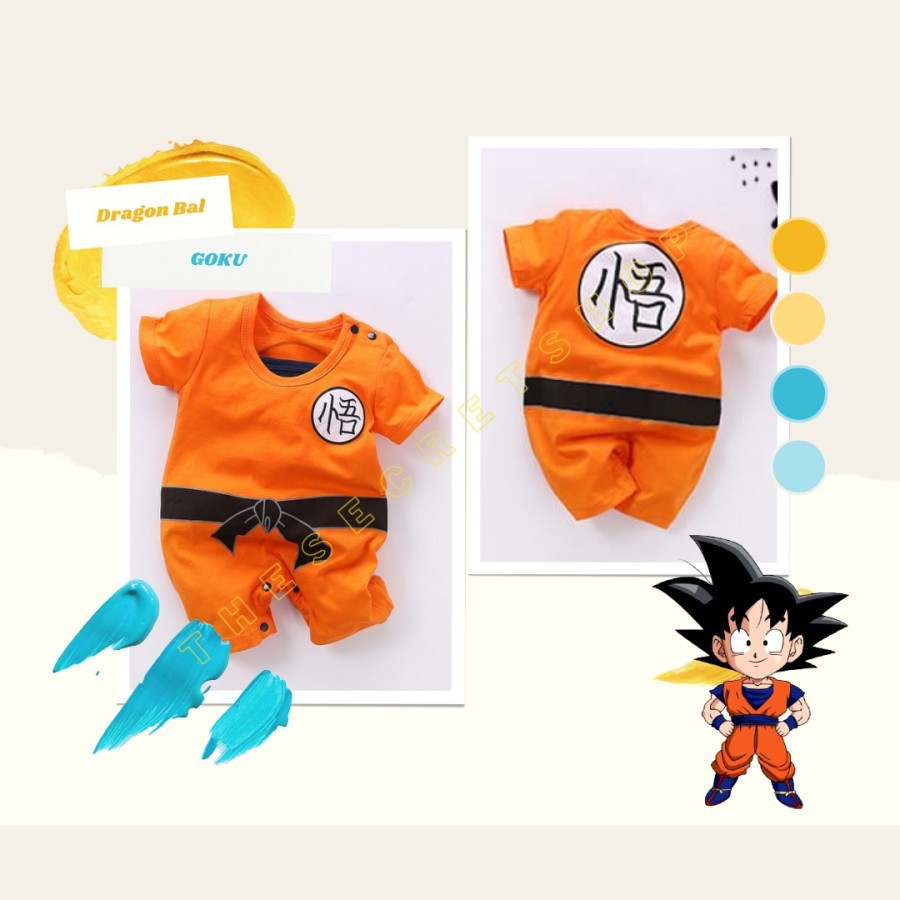 Baju bayi 2024 dragon ball