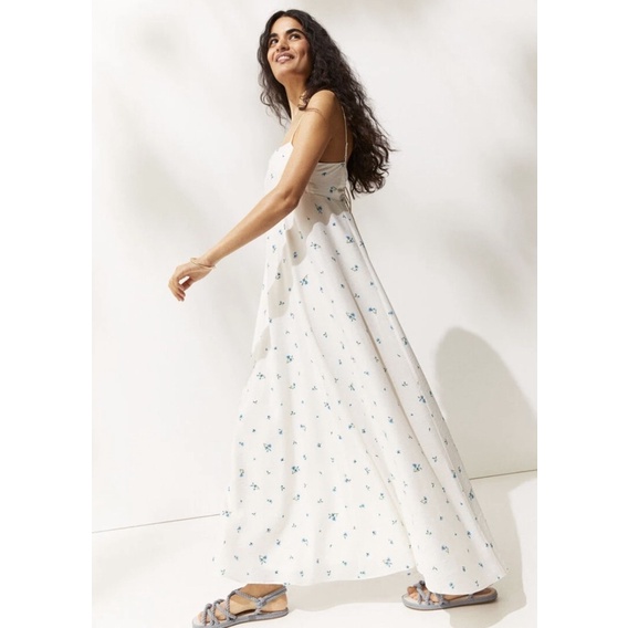 hm voluminous maxi dress Hm Voluminous Maxi Dress Red Patterned, Casual Dresses For Women, M, Printmulti, Viscose Blend