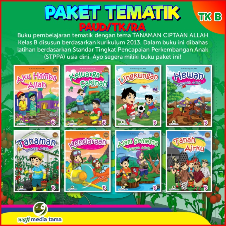 Jual Buku RA TK B Tematik Islami By Wafi Mediatama/Usia 5-6 Tahun ...