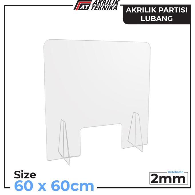 Jual Partisi Sekat Pembatas Meja Akrilik Table Divider Kasir