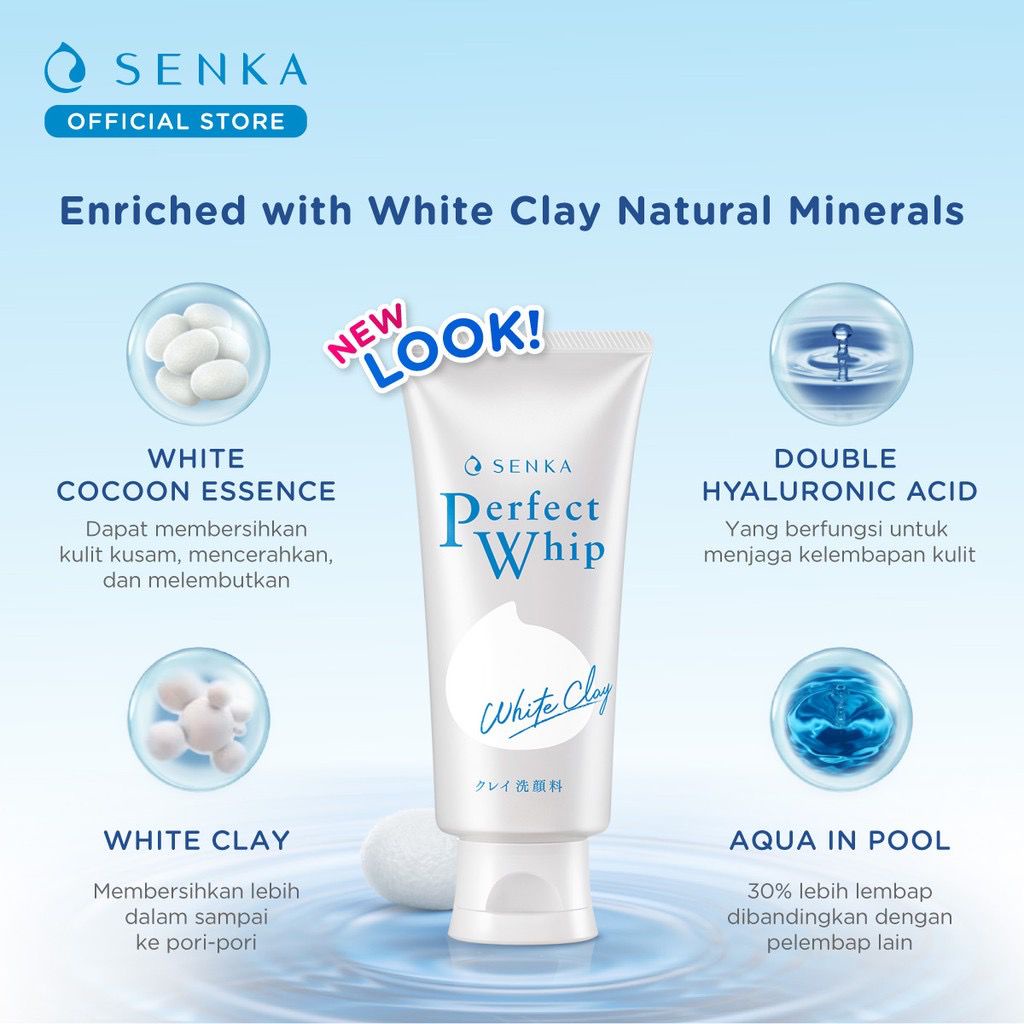 SENKA - Perfect Whip White Clay Cleansing Foam