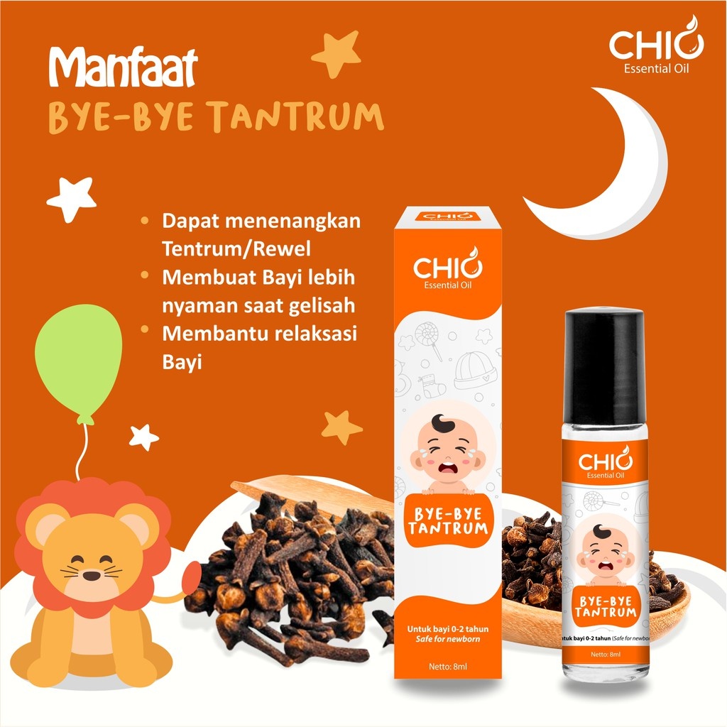 Jual CHIO ESSENTIALS OIL BY BYE TANTRUM (ROLL ON BABY) | Shopee Indonesia