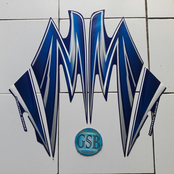 Jual stiker motor king 2003 biru | Shopee Indonesia