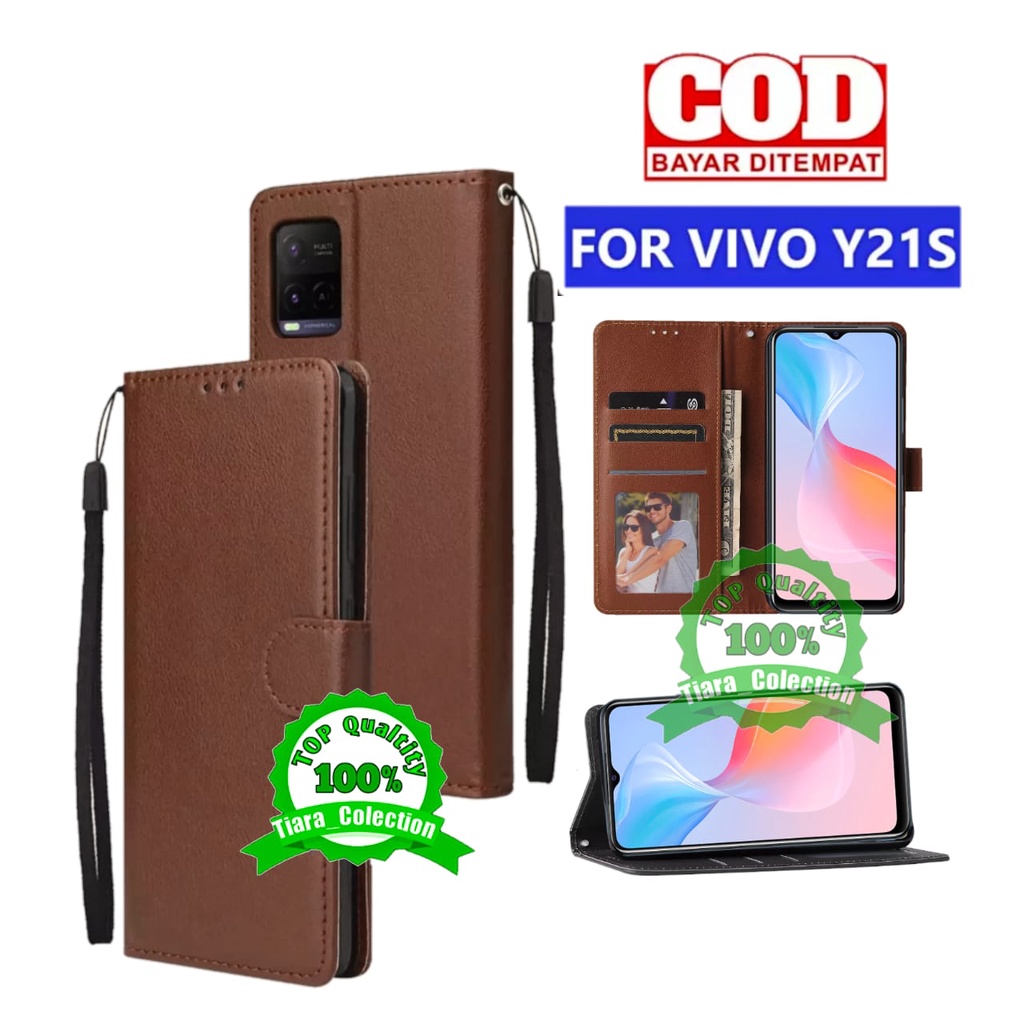 Custodia Flip Portafoglio Per Vivo Y21s / Y21 / Y33s - Si.li