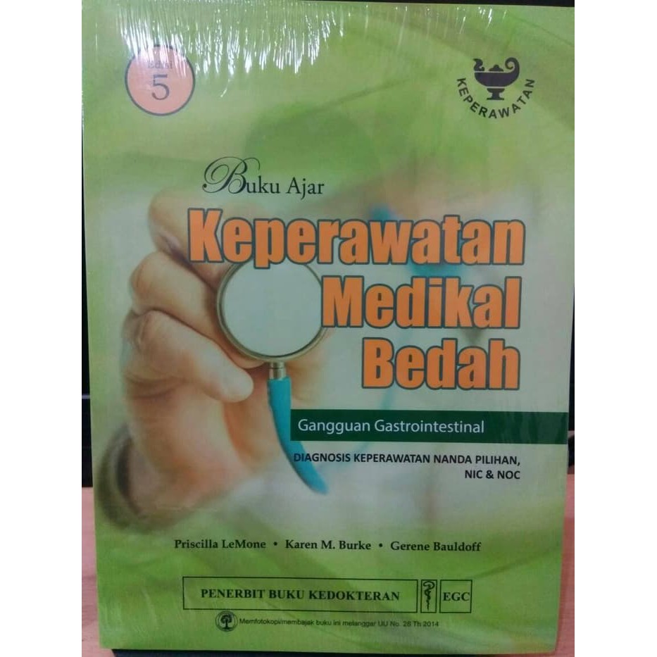 Jual Buku Ajar Keperawatan Medikal Bedah Gangguan Gastrointestinal Ed 5