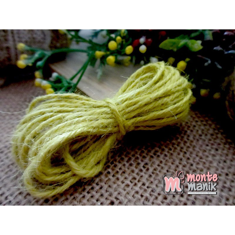 Jual Tali Rustic atau Tali Goni Kuning (TLC-010) | Shopee Indonesia