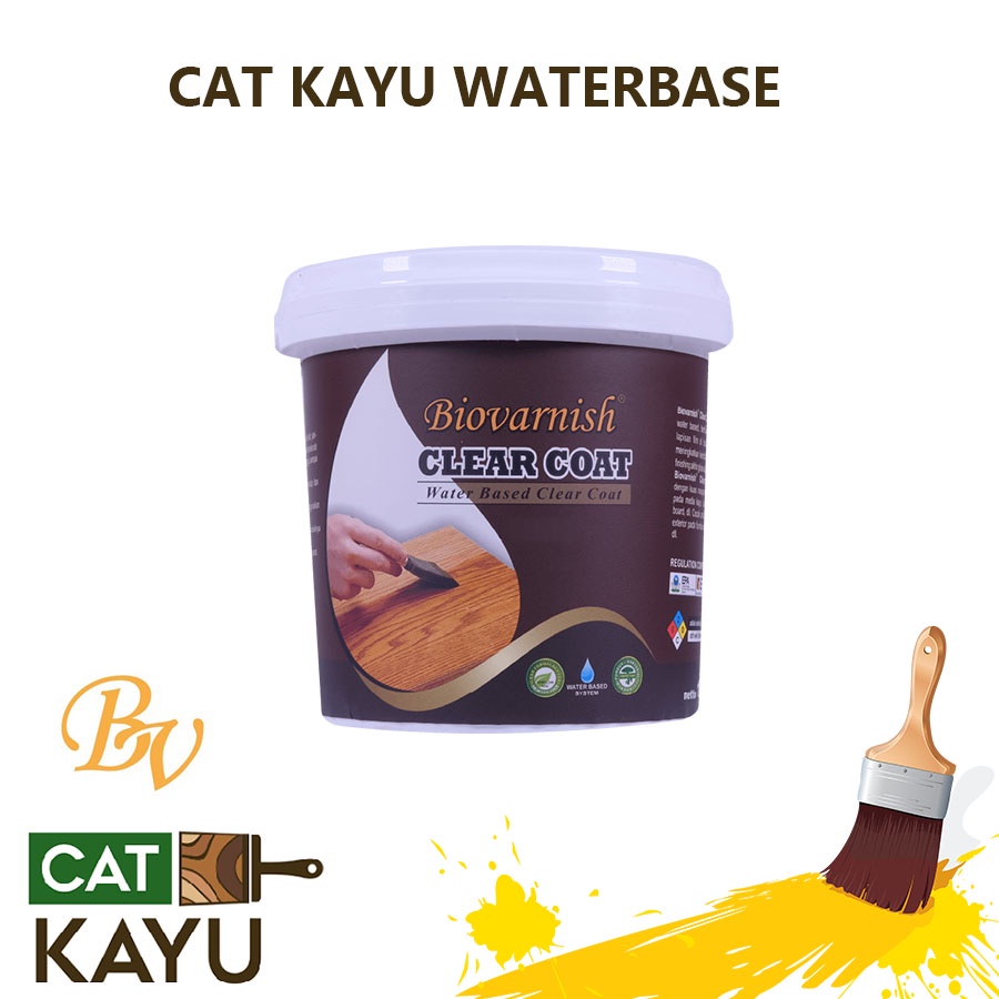 Jual Biovarnish Clear Coat 1 kg Cat Clear Kayu Varnish Coating Clear
