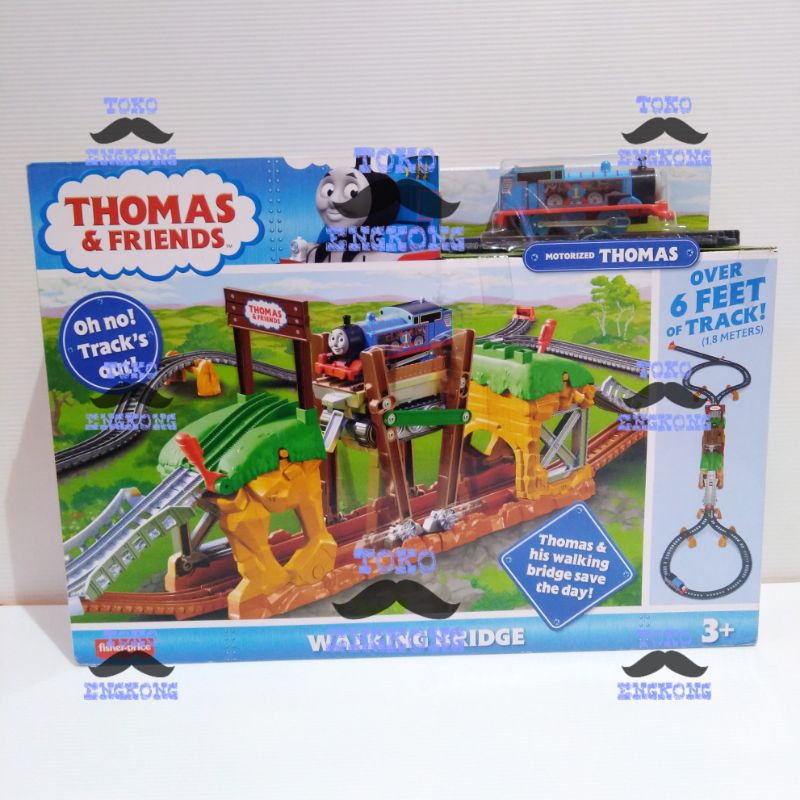 Jual THOMAS & FRIENDS WALKING BRIDGE TRAIN SET KERETA API | Shopee ...