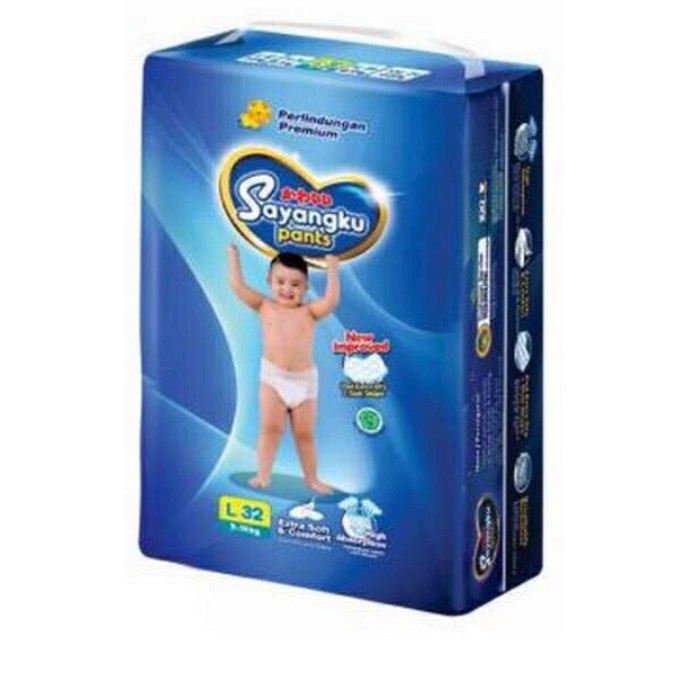 Jual SAYANGKU BABY PANTS L 26 + 2 ( kemasan baru ) | Shopee Indonesia