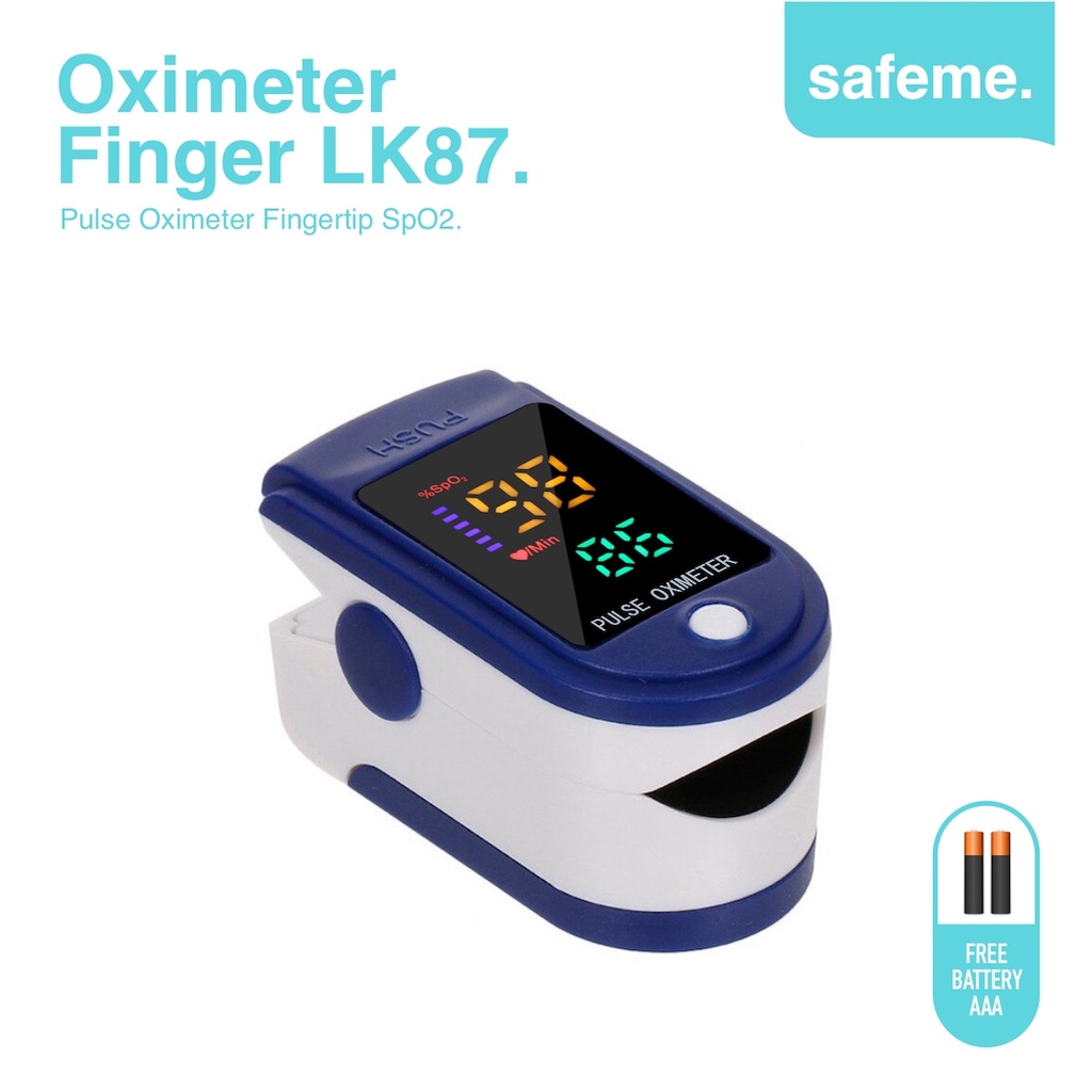 Jual Pulse Oximeter Fingertip LK88 Alat Pengukur Kadar Saturasi Oksigen ...
