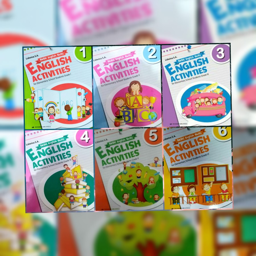 Jual BUKU SOAL GROW WITH ENGLISH ACTIVITIES INGGRIS SD KELAS 1 2 3 4 5 ...