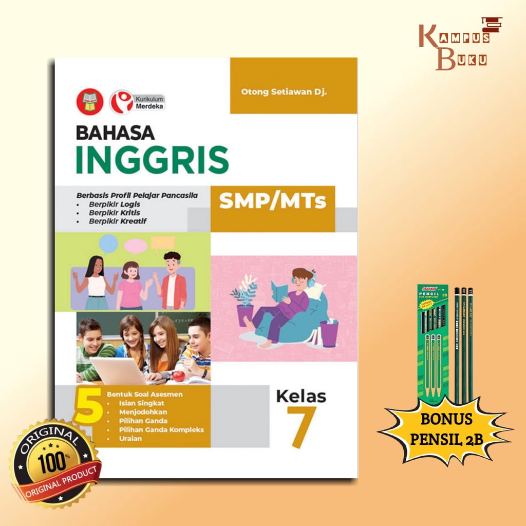 Jual BUKU BAHASA INGGRIS SMP KELAS 7 - KURIKULUM MERDEKA | Shopee Indonesia