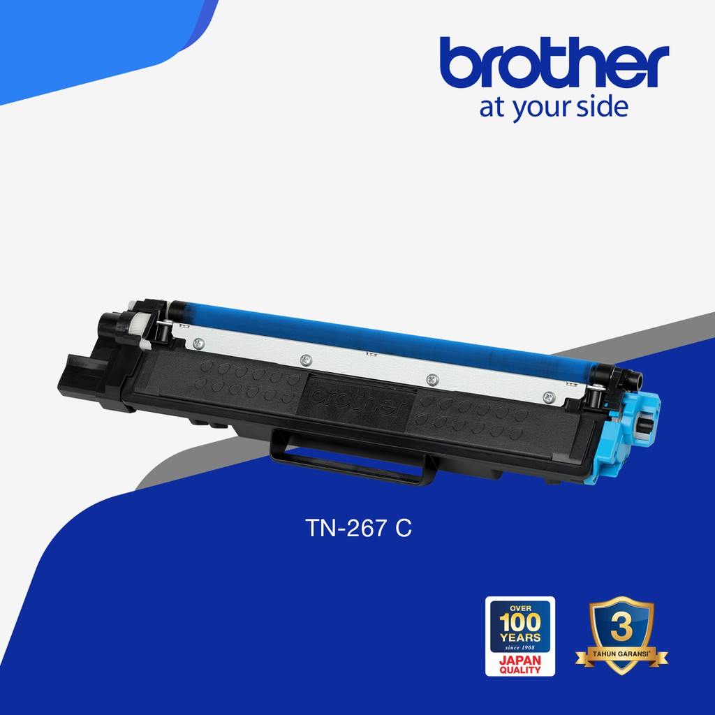 Toner Brother Original TN267 Cyan for DCP-L3551CDW, MFC-3735CDN, dll - Original Resmi