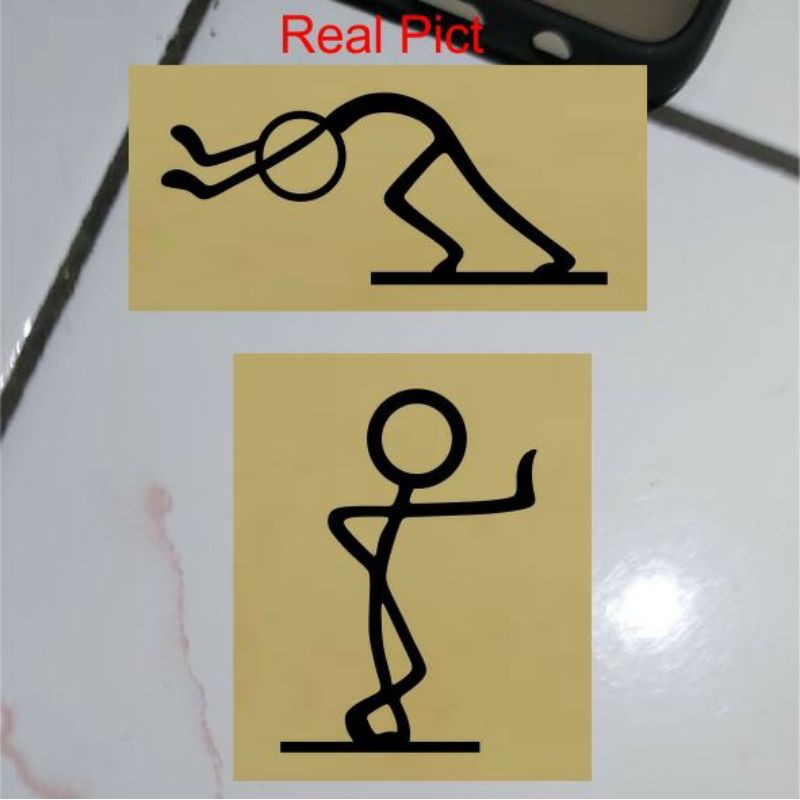 Jual sticker stickman laptop cutting | Shopee Indonesia