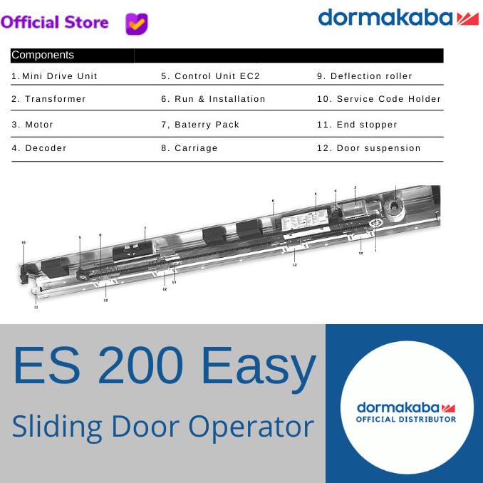 Jual Dorma Es200 Easy Sliding Door Dormakaba Automatic Operator