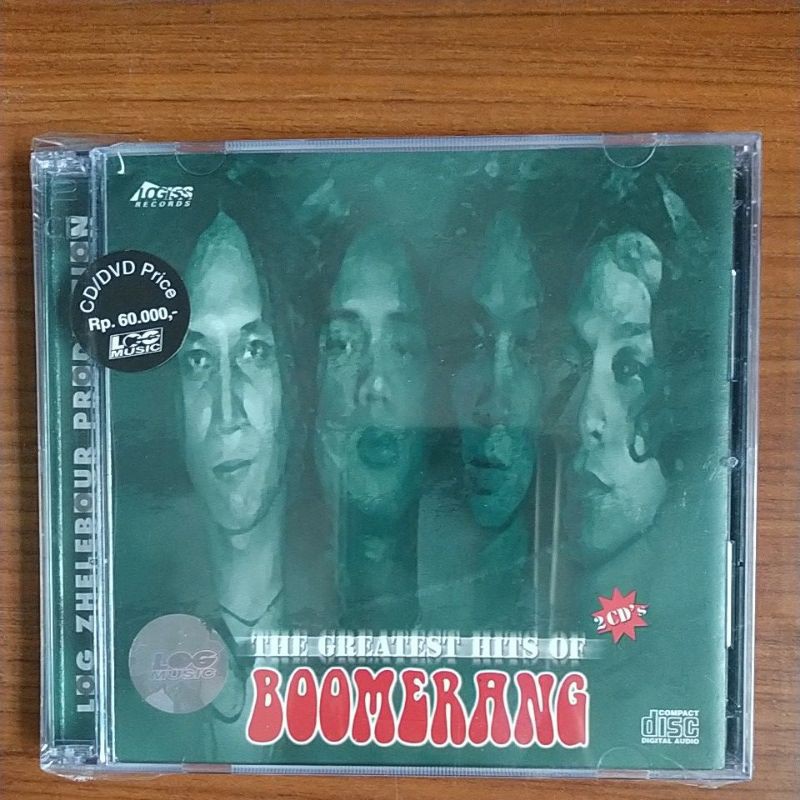 Jual CD 18 Greatest Hits of Boomerang. Genre Musik Rock(Double Disc