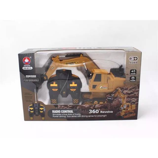 Jual Remote Control Konstruksi Alat Berat Excavator Truck 360° Revolve ...