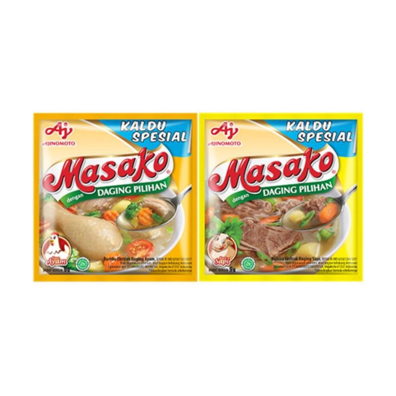 Jual masako ayam / sapi 1 renteng isi 12 sachet | Shopee Indonesia
