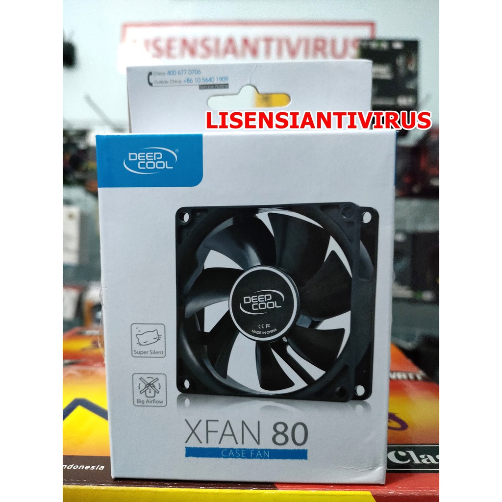 Jual DEEPCOOL XFAN 80 KIPAS FAN 8CM 80MM CASING CASE COOLER PC DEEP ...