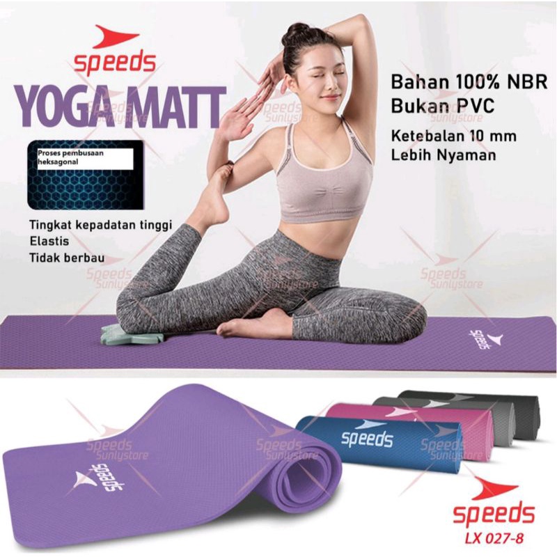 Jual matras yoga NBR karpet spons tikar alas katpet 10MM 027-8 | Shopee ...