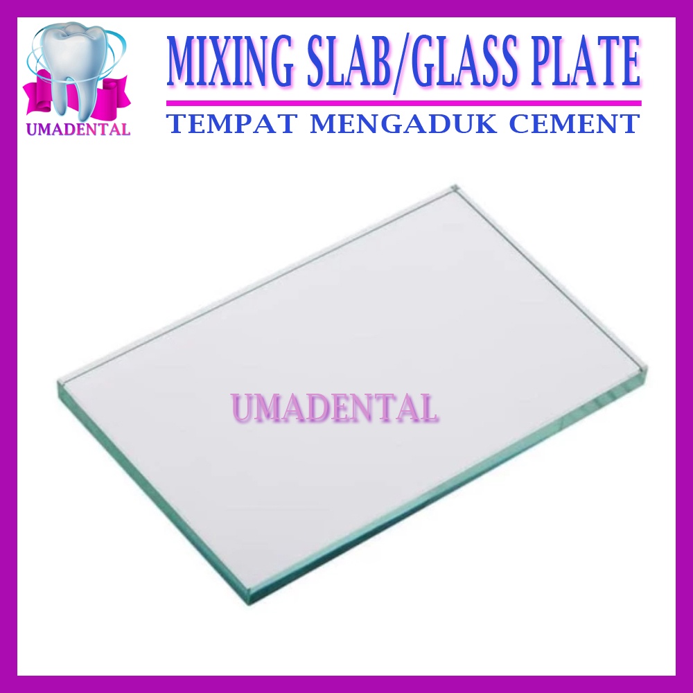 Jual Dental Mixing Slab Glass Plate Plat Shopee Indonesia