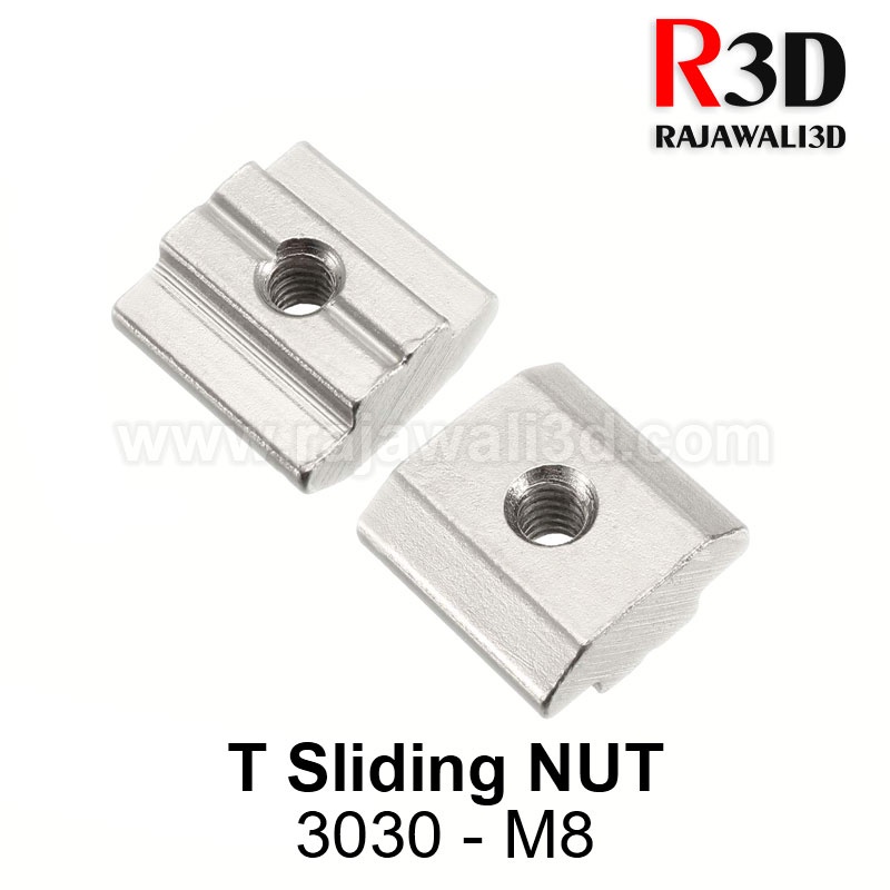 Jual T Nut M8 Tee Nut T Sliding Nut 30-M8 Square Aluminium Profile 3030 ...